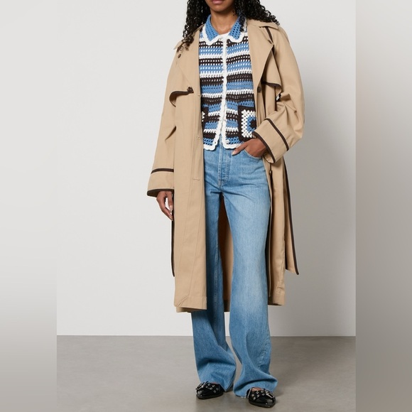 NWT Baum und Pferdgarten Beige Women's Trench Coat - Picture 6 of 11